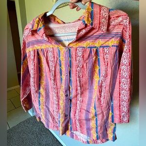 Vintage Retro Button-up